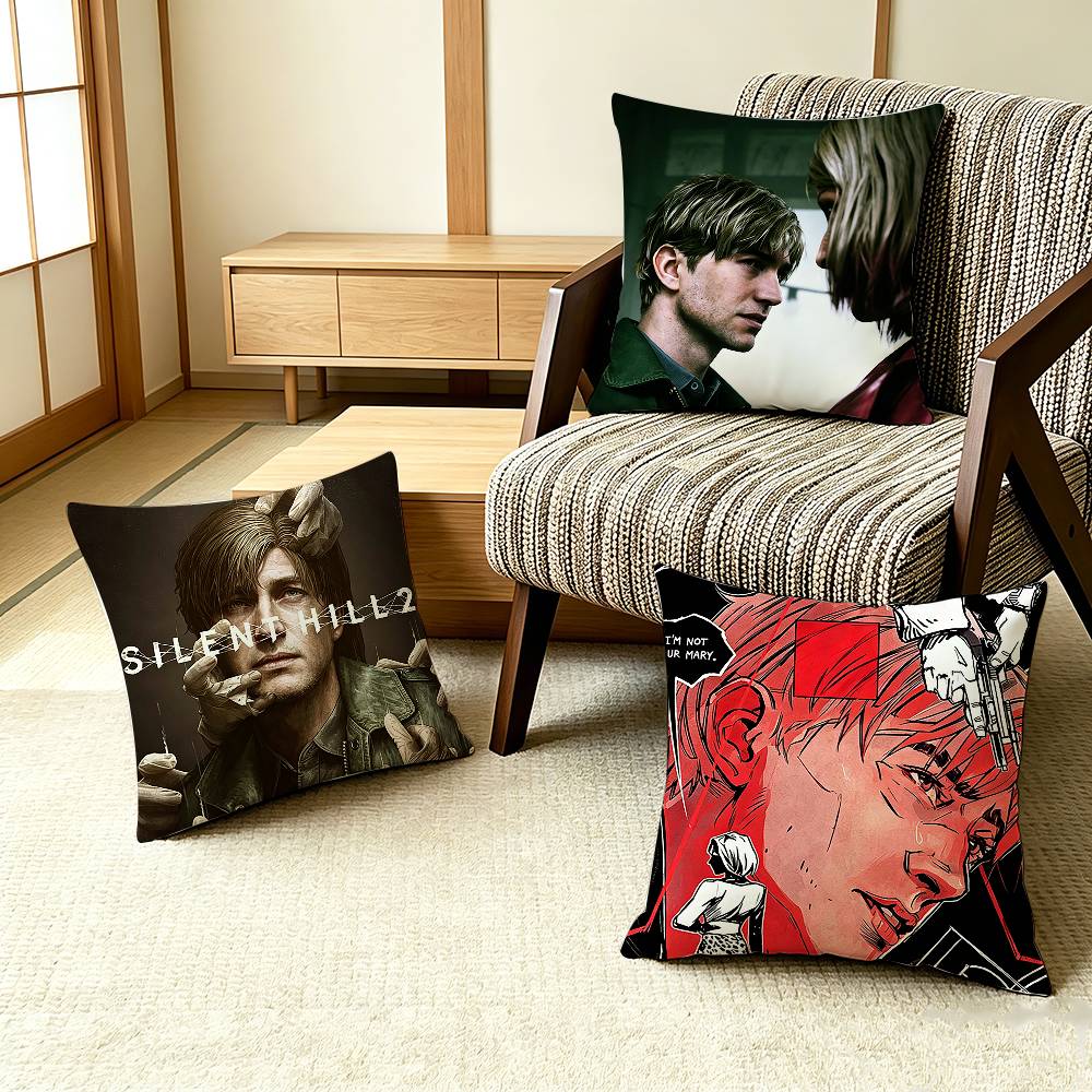 SH Protagonist James SSunderland Pillow Case Pattern Printed Pillowcase For Living Room Sofa Cushion Cover