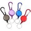Retractable Pull Key Chain Keyring Holder Key Chain Bus ID Card Badge Holder School Office Home