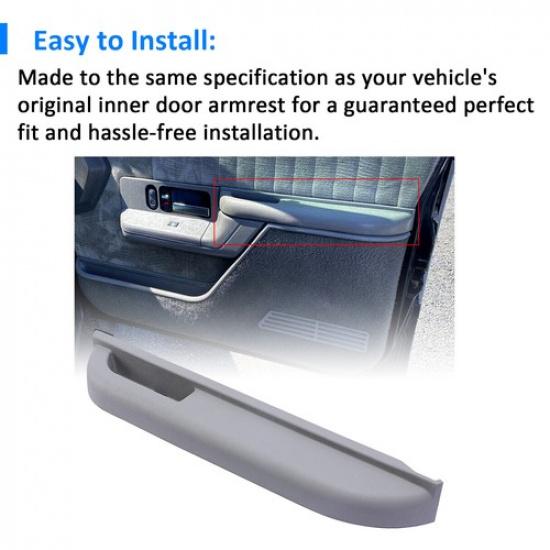 Front Right Passenger Door Armrests For 88-94 Chevy GMC C/K 1500 2500 3500
