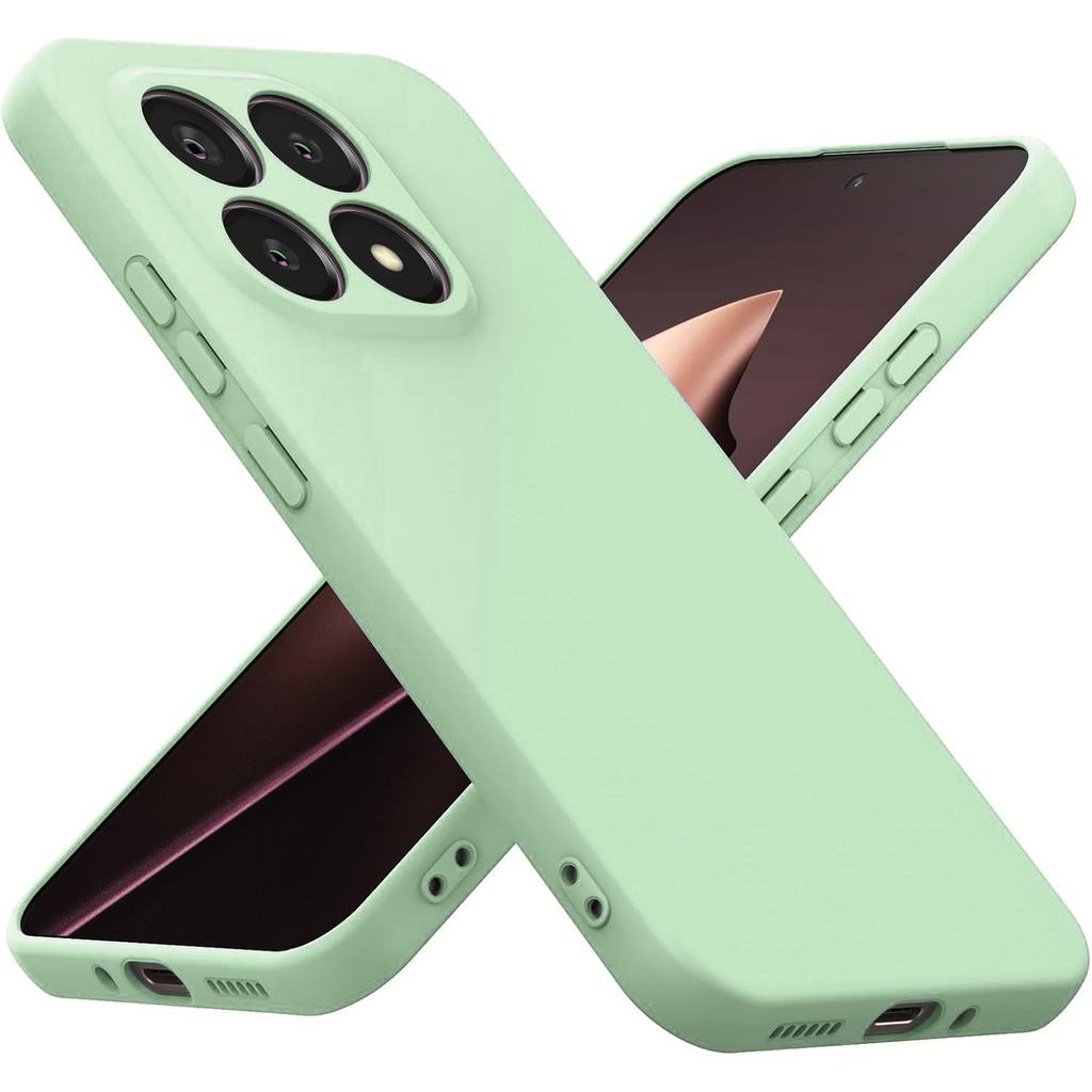 Мягкий жидкий силиконовый чехол для телефона для Xiaomi 15T / 15T Pro Противоударный чехол