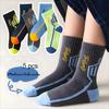 2025New Kids Athletic Socks 5 Pairs  Ultra-Soft Breathable Cotton Socks for 1-16 Years | High Elasticity Bulk Wholesale Reseller