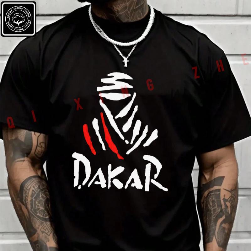 2026 Men T Shirt Motorcycle Dakar Rally Graphic Print T-Shirt Men‘s Summer Short Sleeve Tops Tee