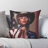 Beyonce Cowboy Carter Album Square Pillowcase Polyester Linen Velvet Printed Zip Decorative Home Cushion Cover 45X45