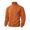 Men Turtleneck Sweater Twisted Knitted Pullover Sweater Casual Solid Color Base Layer Top for Street Work Dating Daily Wear