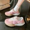 Новая осенне-зимняя повседневная универсальная студенческая спортивная обувь для бега для женщин с сочетанием цветов