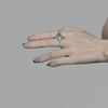 Elegant Swords Concept Minimalist Ring Comfortable Hand Accessory Delicate Rings Suitable for Everyday Outfits and Event