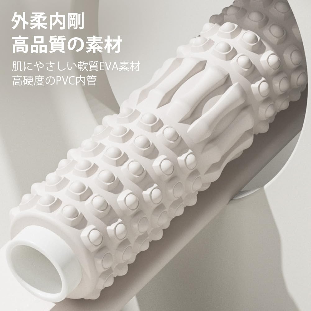 Пенный роликовый ролик для фасции Mini 8 см x 30 см Массажный ролик с улучшенным эффектом для миофасциального релиза Мягкий массажный ролик EVA Stretch Pole Два режима Soft