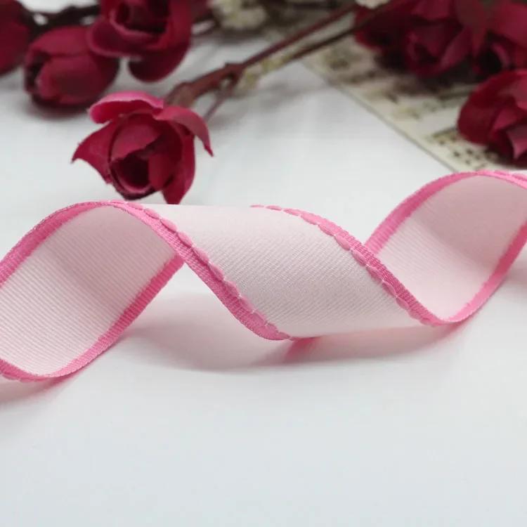 1'' (25mm) 1meter Jump Line Grosgrain Satin Ribbon DIY Handmade Arts Decorative Crafts Hair Bow Sewing Clothing Accessories