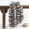 Thickened Zebra Print Simple Scarf Women'S Warm Neck Striped Shawl