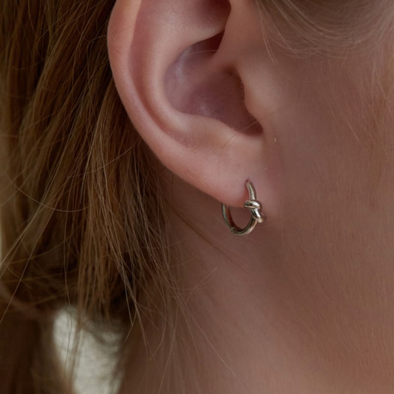 Серьга-кольцо из веревки Primaute