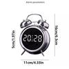 Extra Large Sound LED Electronic Clock Night Light Multifunctional Smart Alarm Clock Simple Number Display Non-Ticking