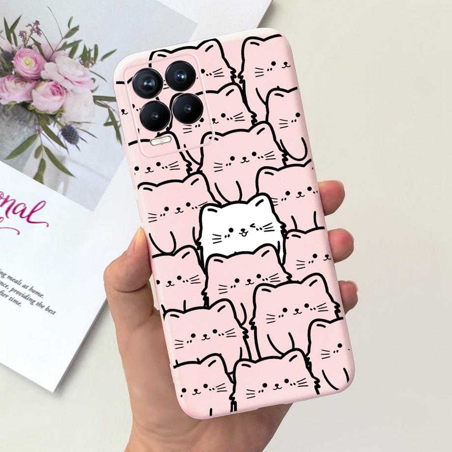 For Realme 8 Pro 4G Case Realme 8 8i 4G 5G Coque Cover Soft TPU Silicone Shockproof Bumper For Realme8 8Pro Coque With Pattern