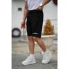 Мужские черные шорты комфортного кроя
