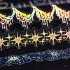 6packs/1lot Kawaii Scrapbook Stickers starlight Junk Journal Gold Planner Stationery Planner Decorative