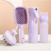 4Pcs Silicone Scalp Massage Comb Detangling Hair Brush Hairdressing Hair Dye Applicator Bottle Spray Bottle Barber Styling Tools