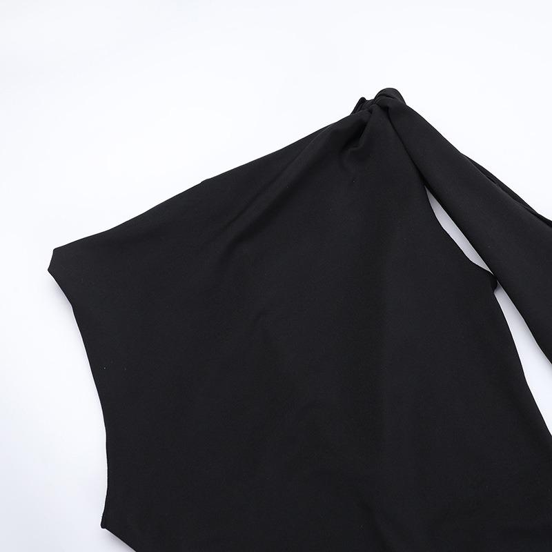 Sexy Slim Fit Bodycon Maxi Dress With Tie Strap Women