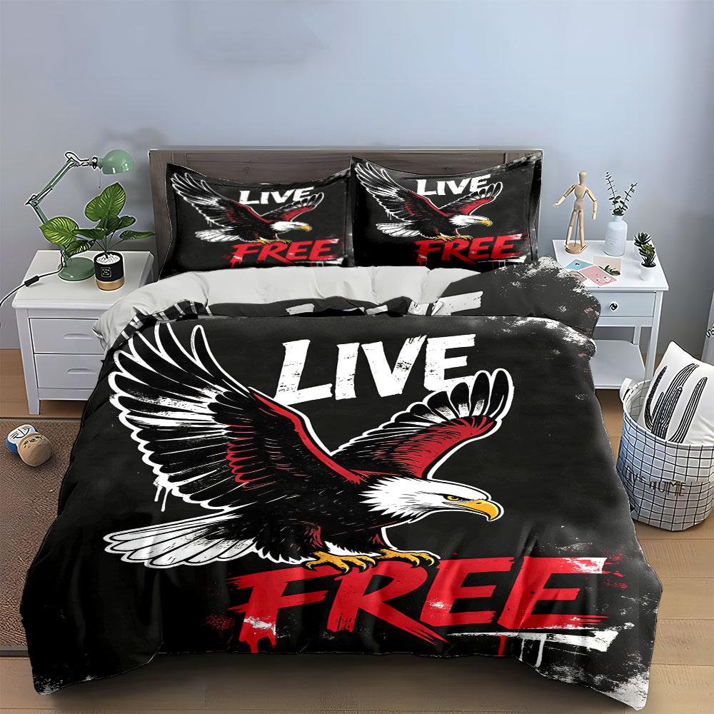 Eagle and bold text. Bedding sets Duvet cover sets Duvet covers Pillowcases(1* Duvet Cover 2* Pillowcases without duvet insert)