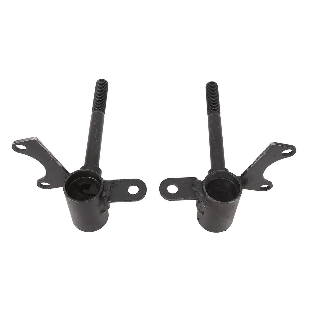 Пара 10-миллиметровых шпинделей поворотного кулака переднего колеса для квадроцикла Go Kart Quad ATV объемом до 110 куб. см, черного цвета