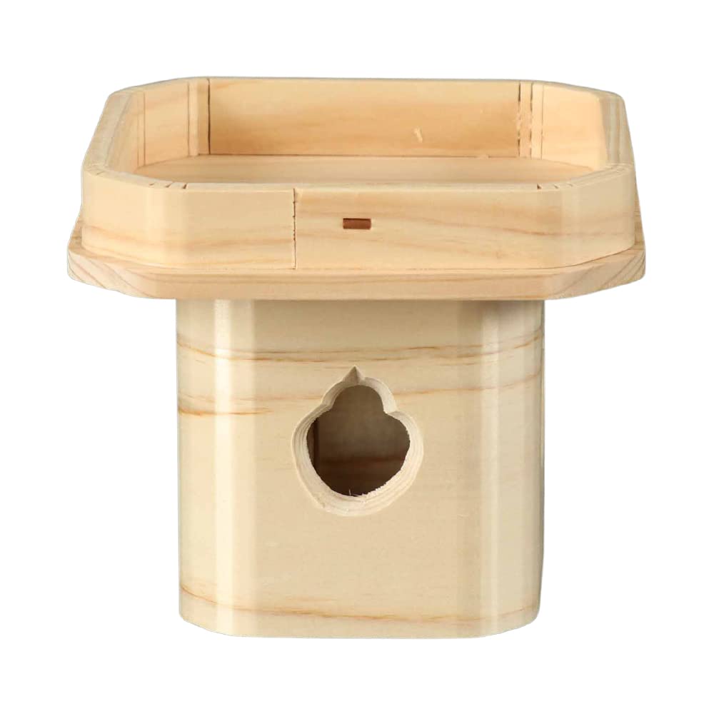 Namukumachan Kobo Sanpo (Sanpo) 6 inches (18.5cm wide x 14.5cm high) Three-sided Hinoki (Japanese cypress) Made in Japan Shinto Shrine, Shinto