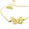 [P5852] - Gold 'Butterfly' Handcrafted Bracelet - 15x10 Mm