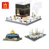 Блоки Архитектура Строительные Кирпичики Moc Городской Дом Мечеть Кааба Образовательная Игрушка Подарок Взрослому