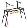 STRICH Keyboard Stand 2 Tier Foldable Adjustable Piano Stand Compatible with Keyboard Electronic Piano Width/Height 54/61/73/76/88