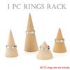 Дизайнерская неокрашенная подставка в форме конуса для хранения ювелирных изделий, стойка для колец, держатель для колец, органайзер
