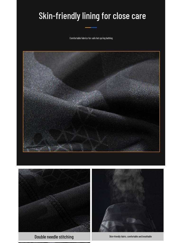 Мужские длинные боксеры-плавки камуфляжной расцветки и набор с шапочкой для плавания: Быстросохнущий, Дышащий, Взрослый размер.