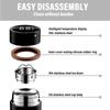 Stainless Steel Intelligent Thermos Cup Temperature Display Thermos Bottle For Skoda S Octavia Fabia Rapid Yeti Superb A5 A7 VRS  HA5
