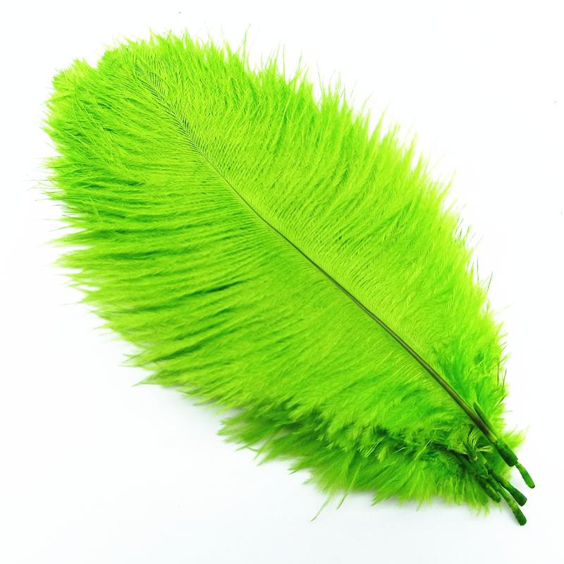 10Pcs Ostrich Feathers Wedding Centerpiece For Needlework Crafts Material DIY Decoration Carnival Headdress Accessories Plumes