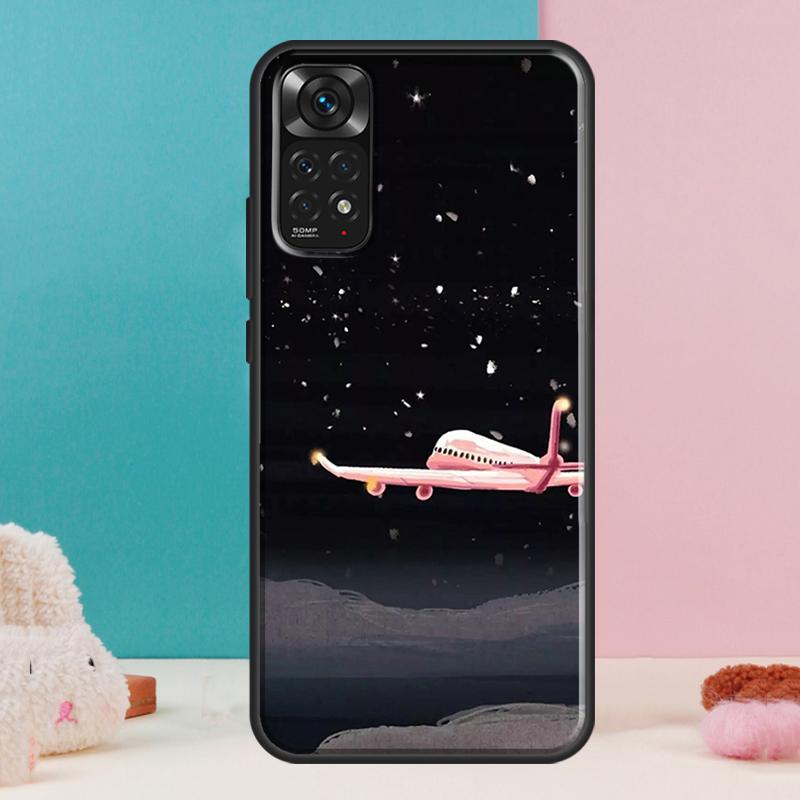 Дорожный чехол для самолета для Xiaomi Redmi Note 14 13 Pro 12 11 9 10 9S 10S 11S 12S Redmi 14C 13C 10C 12C Чехол