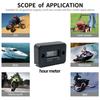 Автомобильный цифровой индуктивный счетчик моточасов, водонепроницаемый IP68 для газового двигателя, генератора, датчика температуры, газонокосилки, триммера, UTV, кустореза, мотоцикла и т. д.