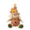 Artisanal Straw Scarecrows Sphere Thanksgiving Handmade Straw Man Sphere Hanging for Festival Home or Gifts