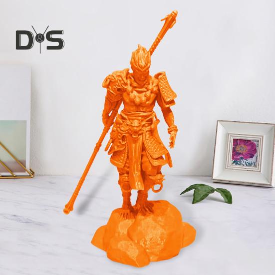 3D-печатная фигурка Укуна Великие мудрецы, равные небесам Статуэтка Скульптура Короля обезьян Модель Настольное украшение Орнамент Игровая периферия