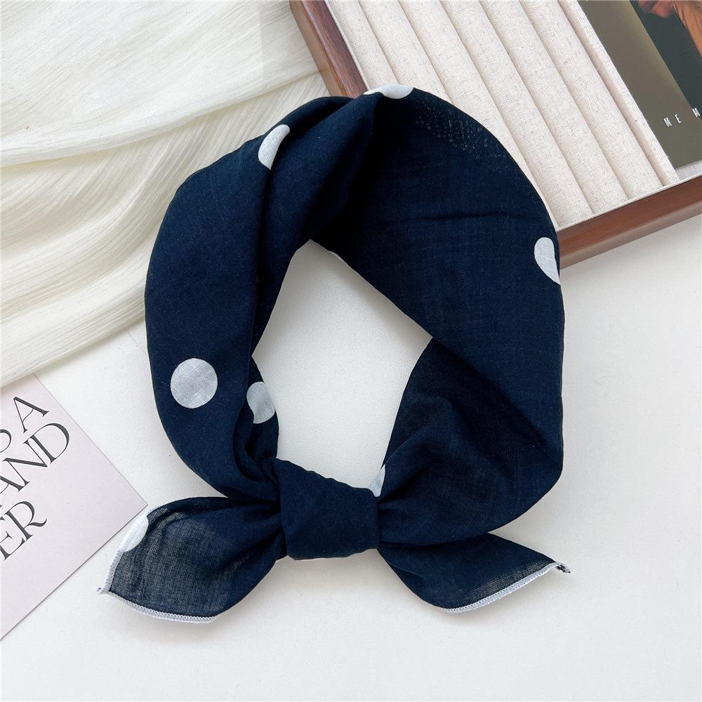 Маленький квадратный шарф из хлопка и льна, шелковый шарф, женский, весна и осень, новый стиль, художественный и универсальный, модный, темпераментный шарф-повязка на голову