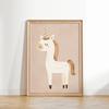 Minimalist Animal Aesthetics Poster Cute Funny Forest Animals Wall Art Parenting Kids Room Baby Room Home Office Decor
