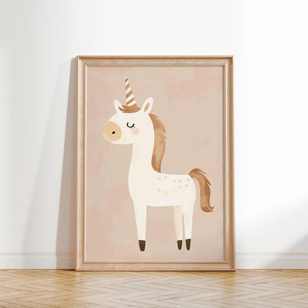 Minimalist Animal Aesthetics Poster Cute Funny Forest Animals Wall Art Parenting Kids Room Baby Room Home Office Decor