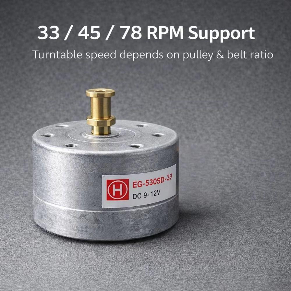 H/L Fine Speed Trim Turntable Motor Replacement Low Noise Vinyl Player Motor  Turntable Repair