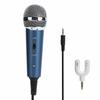 Condenser Microphone, Smartphone Microphone for Karaoke, Computer Karaoke, U-Shaped, 3.5mm Audio Adapter Included, Handheld Wired Microphone for Live