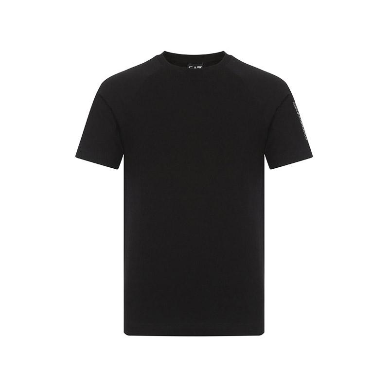 Emporio Armani Мужская футболка с круглым вырезом из хлопка с принтом логотипа, короткий рукав, топ 3GPT26-PJ03Z-1200