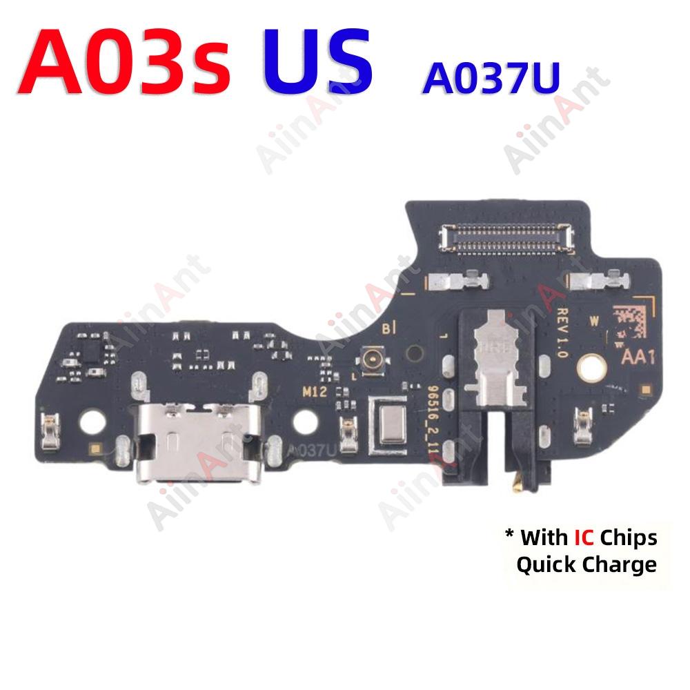 Dock USB Charger Board Port Connector Charging Flex Cable For Samsung Galaxy A01 A02 A03 A04 A05 A06 A02s A04e Core US EU 4G 5G