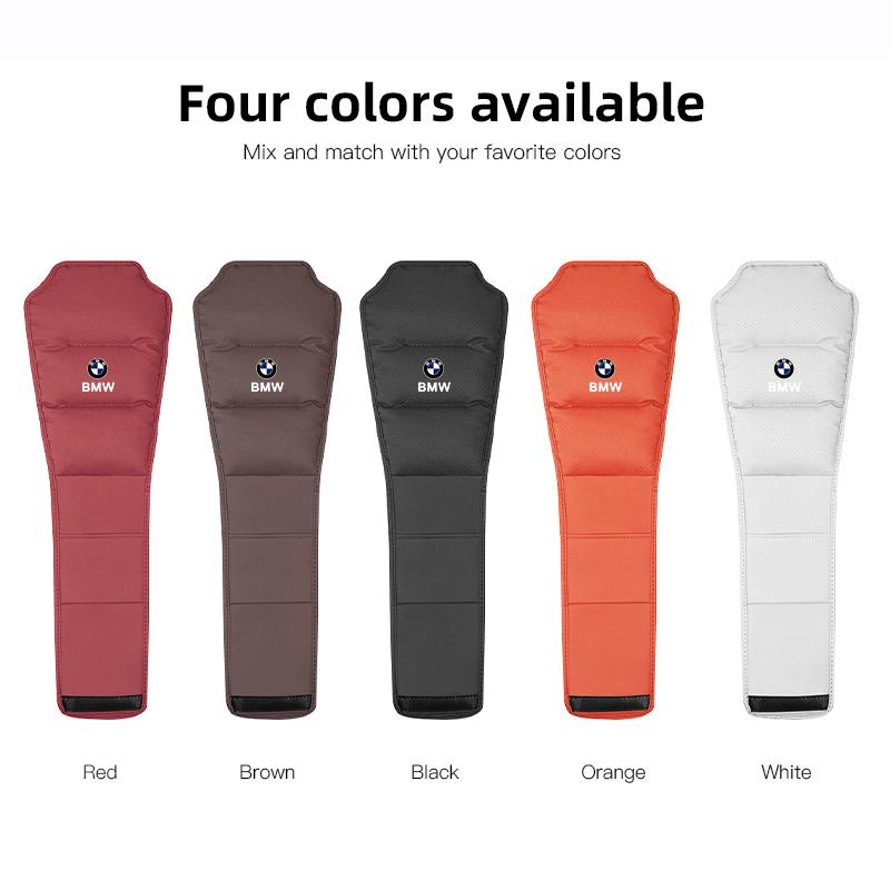 Car Suede Leather Headrest Cover Breathable Perforated Protector For BMW iX1 i7 F07 F48 F39 F34 F40 F45 F46 G30 G20 G32 Sticker