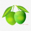 Green Mangoes Iron On Heat Transfer Printing Vinyl Patches Sticker for Clothes DIY Appliques Washable Patches