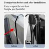 For Tesla Cybertruck 2025 Car Door Edge Protection Handle Anti-collision Strip Door Handle Handprint Resistant Car Accessories