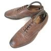 80s-90s Vintage Old Church Leather Full Brogue Wingtip Oxford 8F / 26.5cm / Brown Dress Shoes(USED)