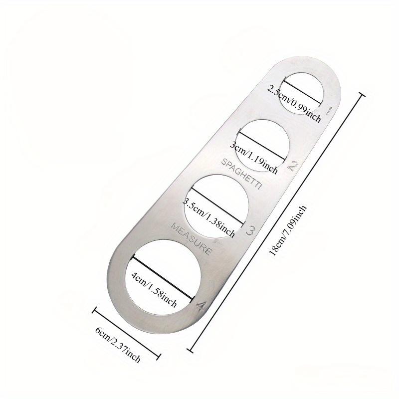 Измерительный инструмент для спагетти из нержавеющей стали — 4-порционный прибор для идеальной порции пасты, прочный и простой в очистке кухонный аксессуар