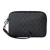 Клатч GG Supreme из канваса со съемным ремешком на запястье Мужской клатч Черный 792096-FADJA-1042