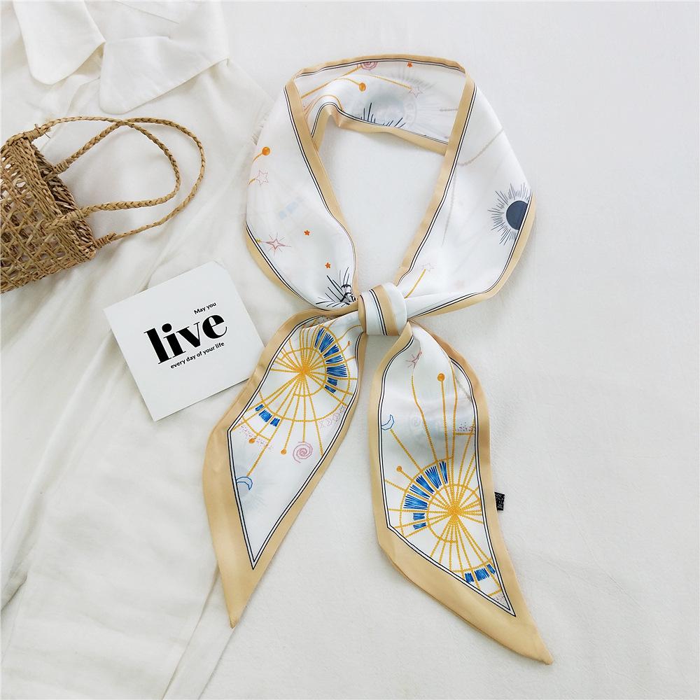 New Scarves Silk Scarves Women'S Spring And Autumn Season Long Decorative Professional Scarves Summer Thin Styles Paired With Shirts Stylish