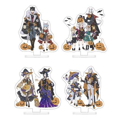 Аниме Genshin Impact Furina тыква Хэллоуин Косплэй акриловая фигурка стенд настольный декор коллекция фанатов реквизит подарок для друга