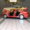 1:24 Simulation Mitsubishi EVO 9th Generation Alloy Car Model Ornament Collection Door Can Open Sound and Light Sports Car